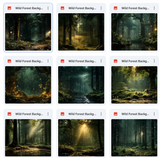 Ultimate Wild Forest Background Bundle