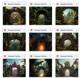 Ultimate Dinosaur Park Background Bundle