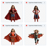 Super Hero Background & Subject Asset Pack