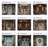 Ultimate Christmas Door Background Bundle