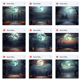 Ultimate Eerie Path Background Bundle