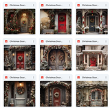 Ultimate Christmas Door Background Bundle