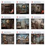 Ultimate Rustic Christmas Studio Background Bundle