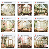 Ultimate Spring Greenhouse Background Bundle