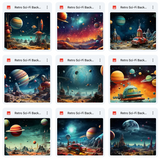 Ultimate Retro Sci-Fi Background Bundle