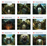 Ultimate Dinosaur Park Background Bundle