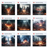 Super Hero Background & Subject Asset Pack