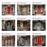 Ultimate Christmas Door Background Bundle