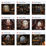 Ultimate Witchy Cottage Background Bundle