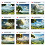 Ultimate Enchanted Valley Background Bundle