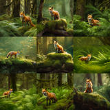 Fox Digital Background Bundle - Meg Bitton Productions