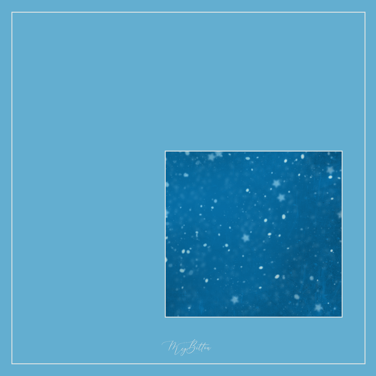 Magical Single Texture - Blizzard Stars - Meg Bitton Productions