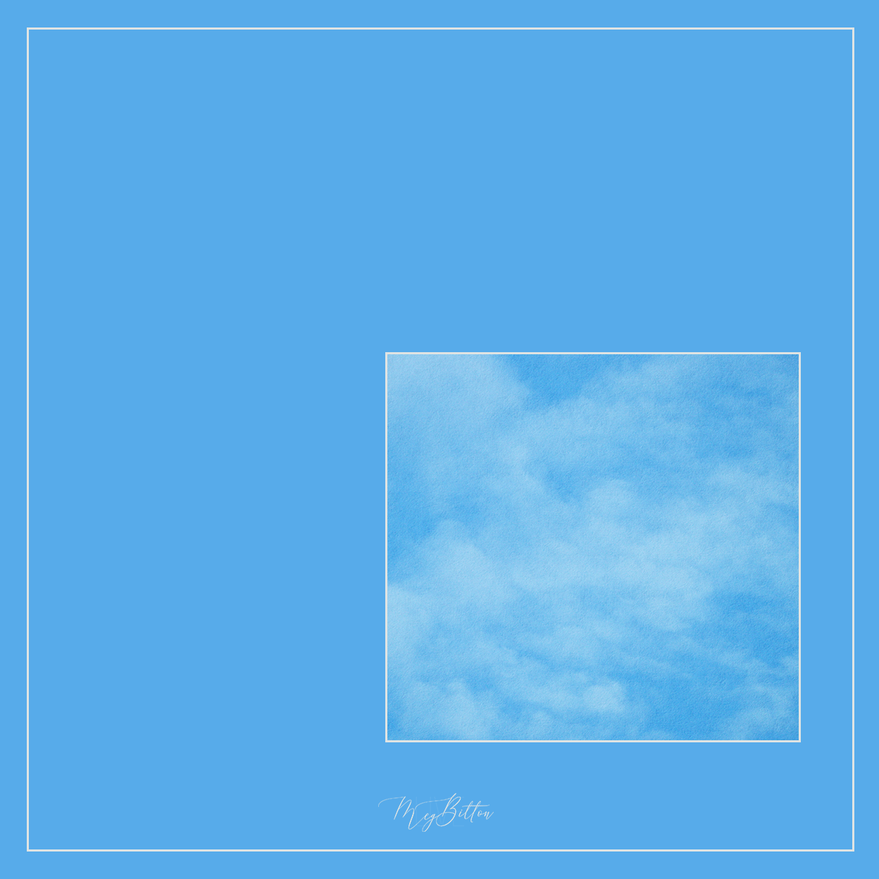 Magical Single Texture - Deep Blue Skies - Meg Bitton Productions
