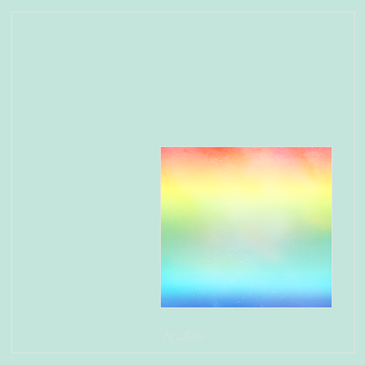 Magical Single Texture - Rainbow Color - Meg Bitton Productions