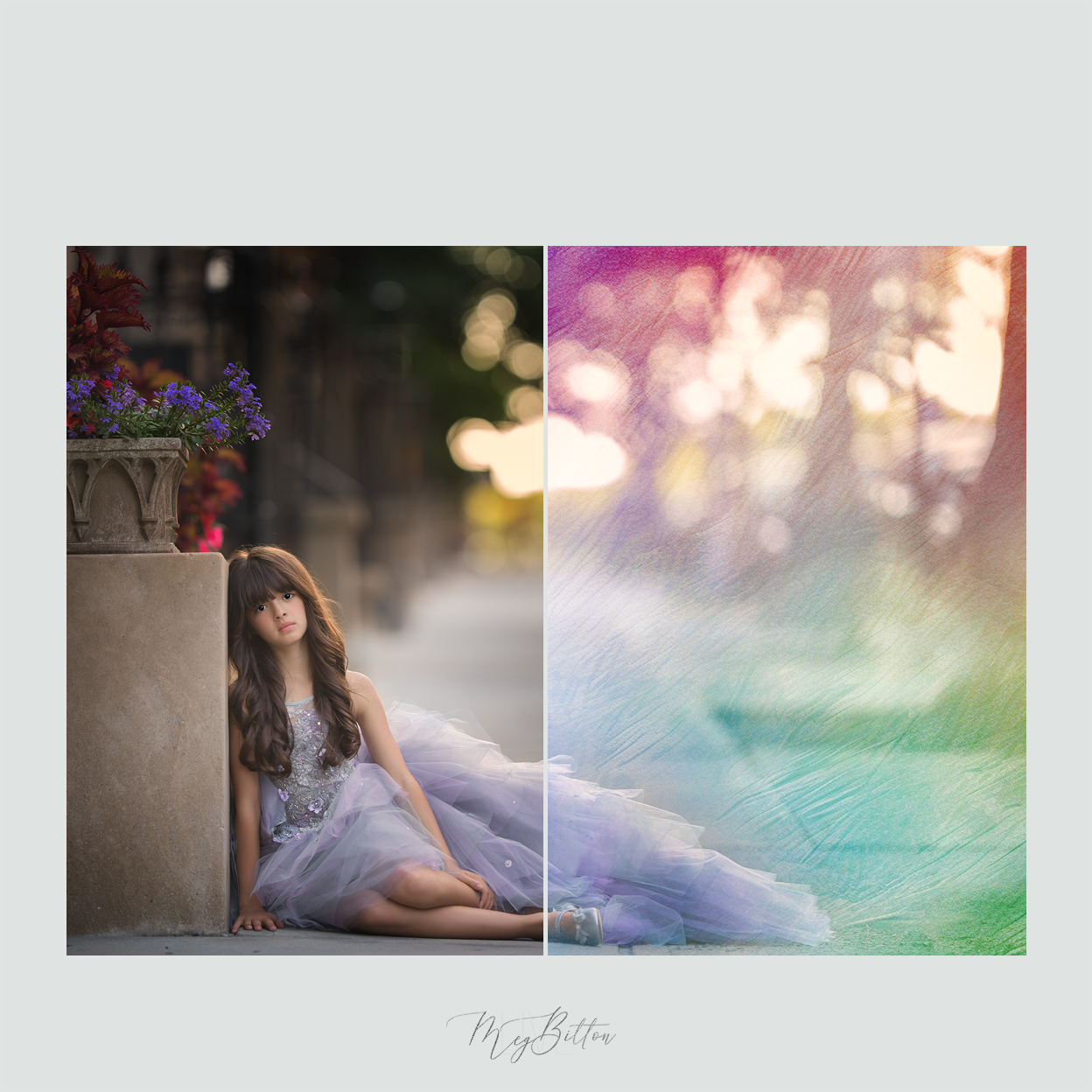 Magical Pastel Rainbow Textures - Meg Bitton Productions