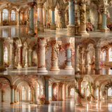 Spring Columns Background Bundle