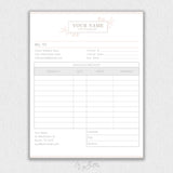 Invoice Form Template