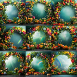 St. Patrick's Rainbow Arch Background Bundle
