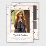 Charcoal & Peach Senior Template