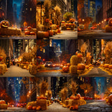 Halloween in the City Background Bundle - Meg Bitton Productions