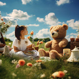 Teddy Bear Picnic Background & Overlay Asset Pack