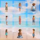 Magical Beach Day Model Overlays