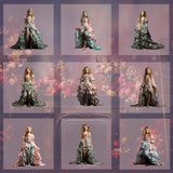 Baroque Gown Model Overlays - Meg Bitton Productions