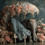 Digital Background: Elegant Elephant