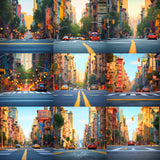 Claymation City Street Background Bundle