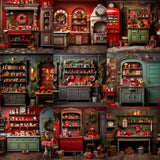 Mrs. Claus' Kitchen Background Bundle