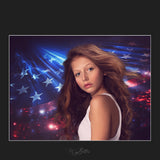Magical Star Spangled Light Flare Overlays