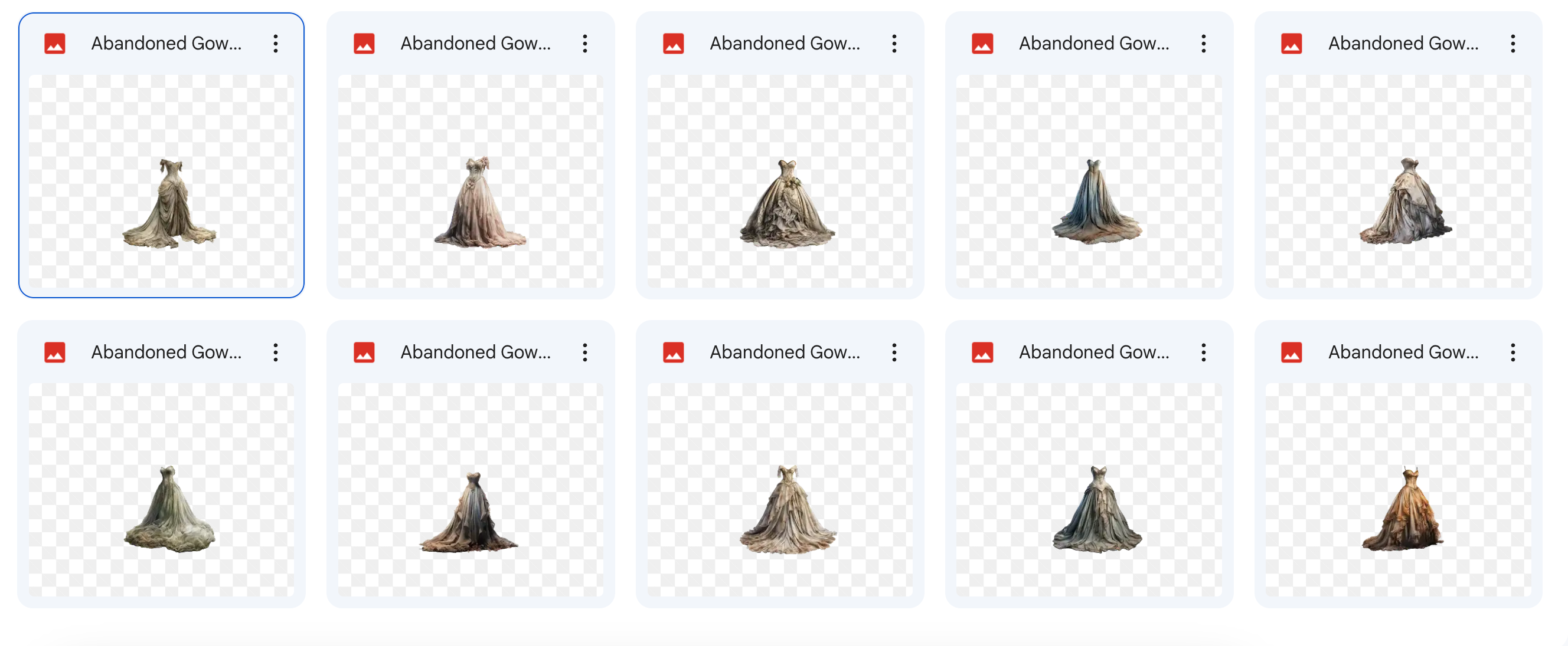 Magical Abandoned Gowns - Meg Bitton Productions