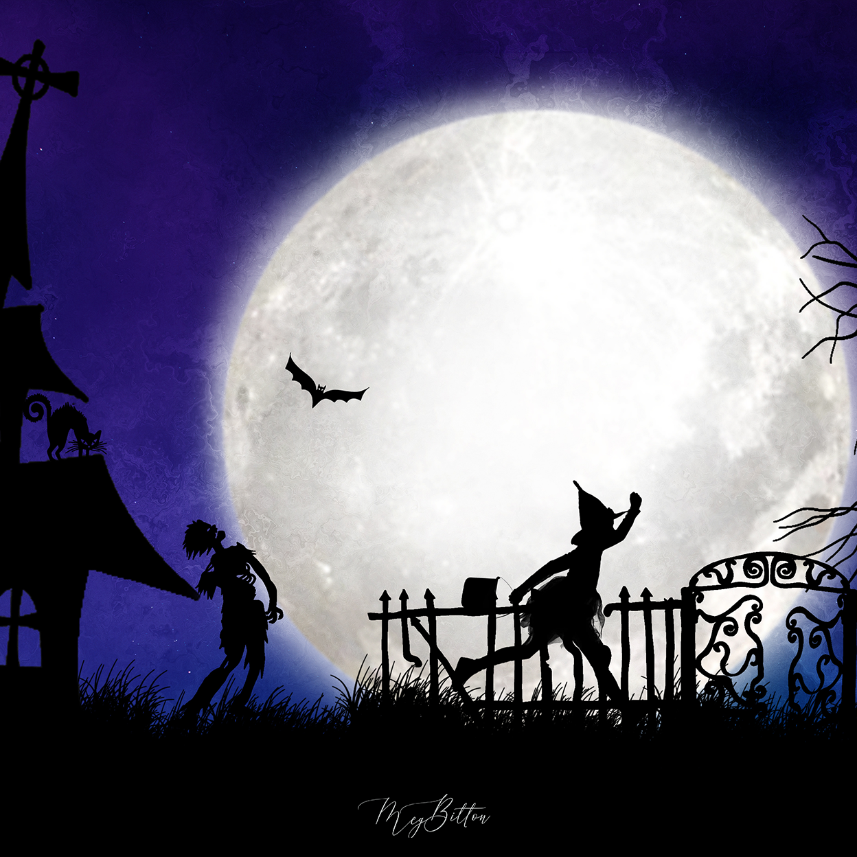 Halloween Silhouette All in One Kit - Meg Bitton Productions