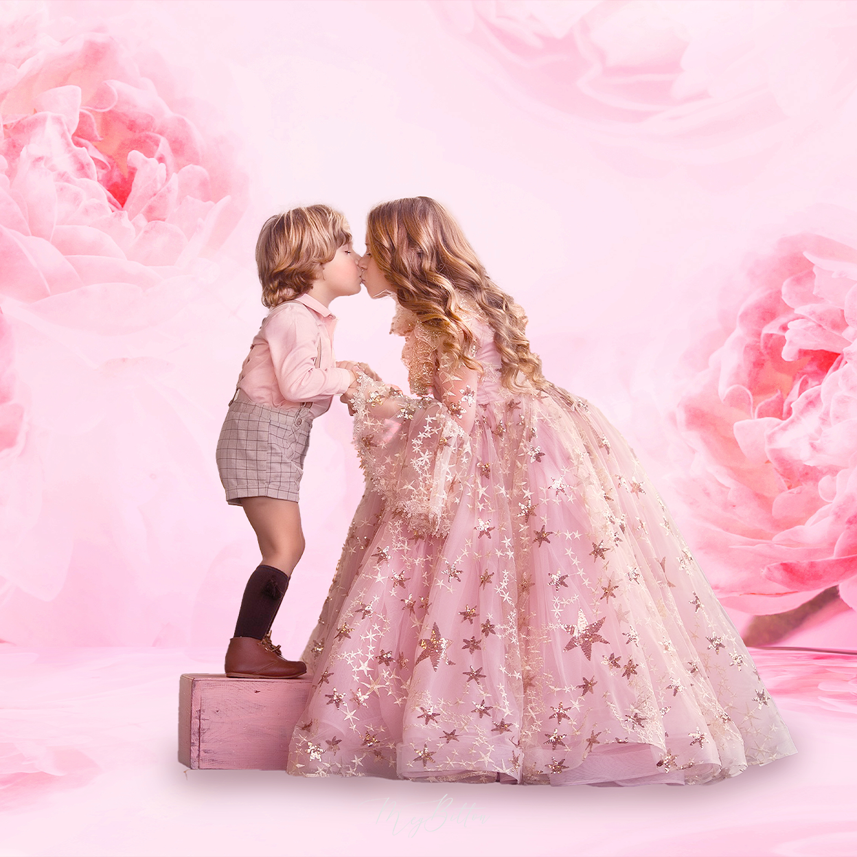 Digital Studio Backdrop: Pretty Pink - Meg Bitton Productions