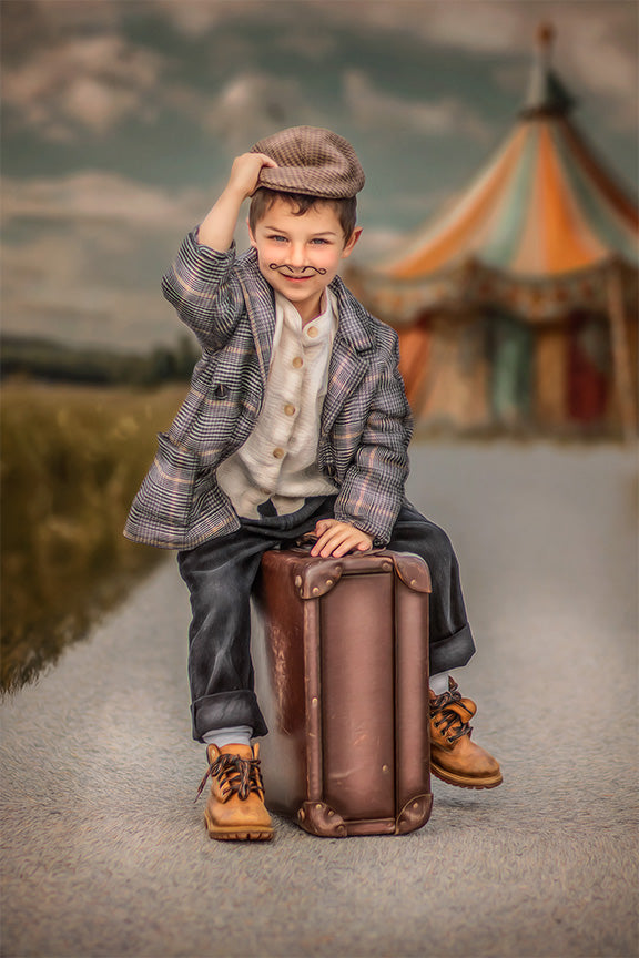 Illustrated Vintage Circus - Meg Bitton Productions