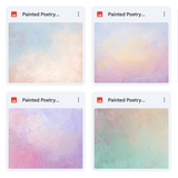 Magical Pastel Poetry Textures