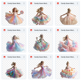 Ultimate Candy Gown Model Overlay Bundle