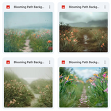 Ultimate Blooming Path Background Bundle