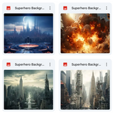 Ultimate Super Hero Background Bundle