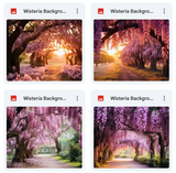 Ultimate Wisteria Background Bundle
