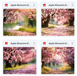 Ultimate Apple Blossoms Background Bundle