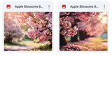 Ultimate Apple Blossoms Background Bundle