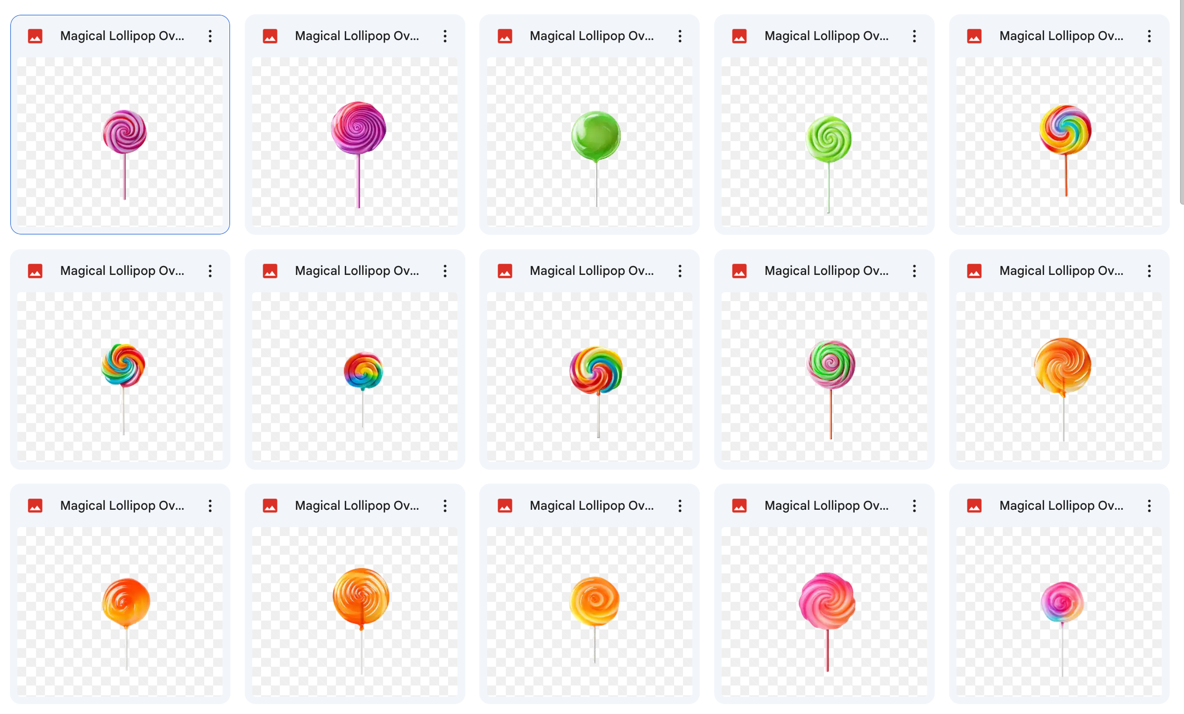 Magical Big Lollipop Asset Pack - Meg Bitton Productions
