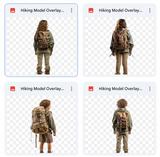 Magical Hiking Model Overlays