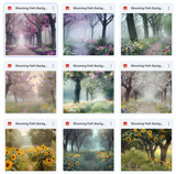 Ultimate Blooming Path Background Bundle