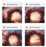 Dusk Fairytale Background Bundle