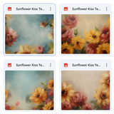 Magical Sunflower Kiss Textures