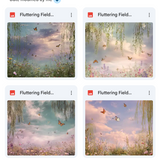 Fluttering Fields Background Bundle