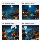Adventure Island Background Bundle