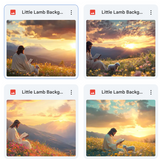 Little Lamb Background Bundle